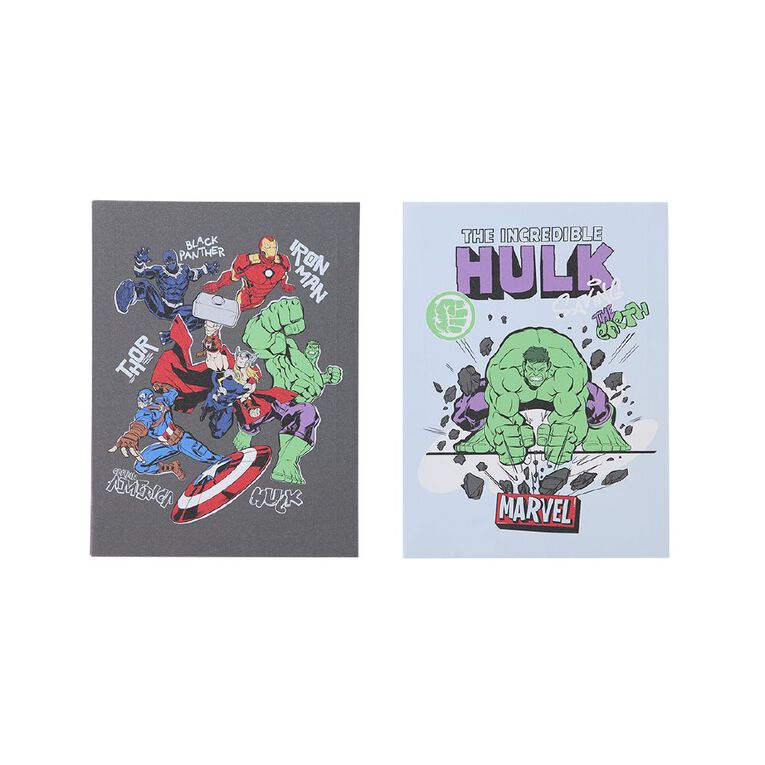 Avengers 2 Pack Printed Canvas Wall Art 30cm x 40cm, , hi-res