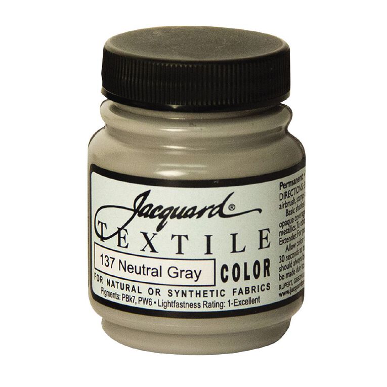 Jacquard Textile Colours 66.54ml Neutral Grey The Warehouse