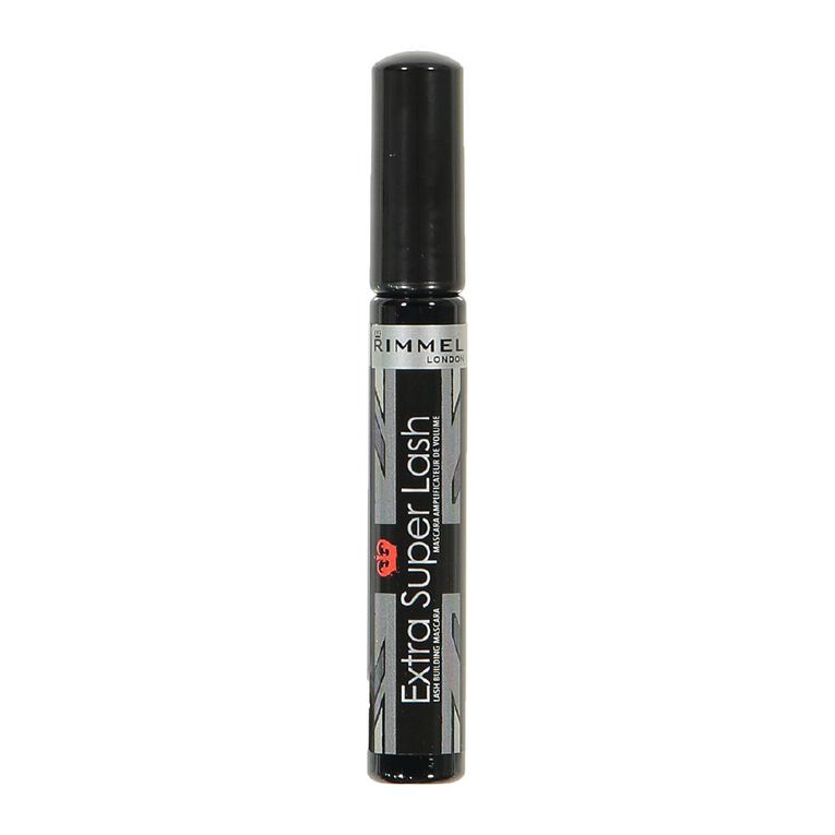 Rimmel Extra Super Lash Mascara Black Black, , hi-res