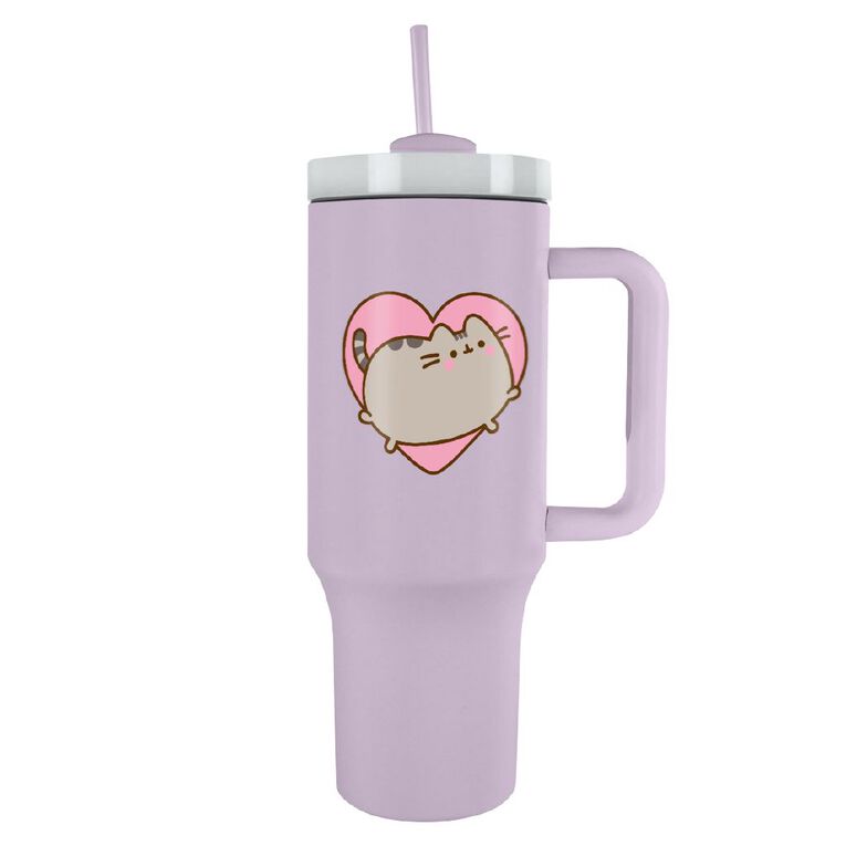Pusheen Travel Cup with Straw, , hi-res