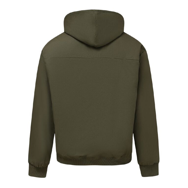 Garage Men's Hooded Detroit Jacket, Green Dark, hi-res