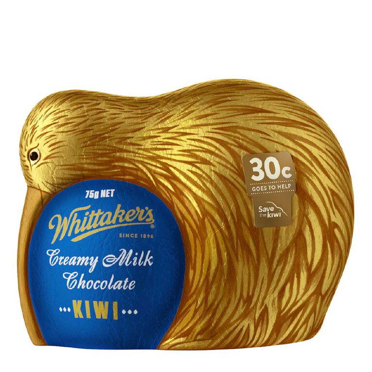 Whittaker's Creamy Milk Easter Kiwi 75g, , hi-res