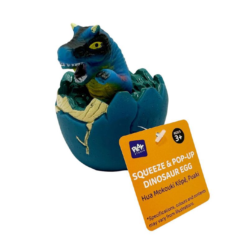 Play Studio Squeeze & Pop-Up Dinosaur Egg Assorted, , hi-res