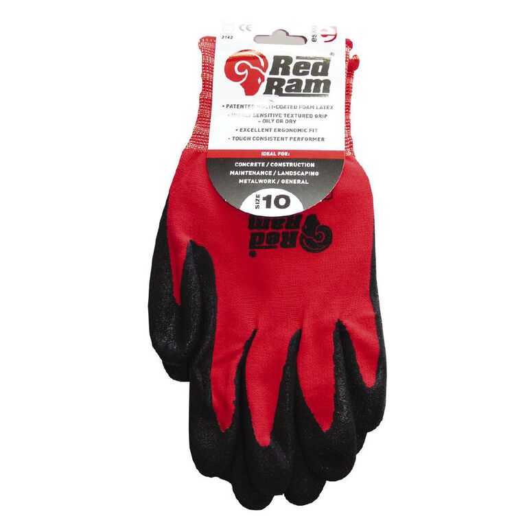 Esko Red Ram Latex Coated Safety Glove Large, , hi-res