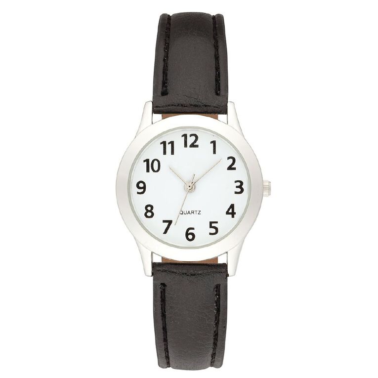 H&H Women's Classic Analogue Watch Black, , hi-res