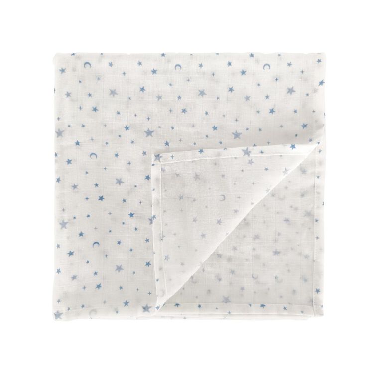 Babywise Muslin Wrap Star, , hi-res