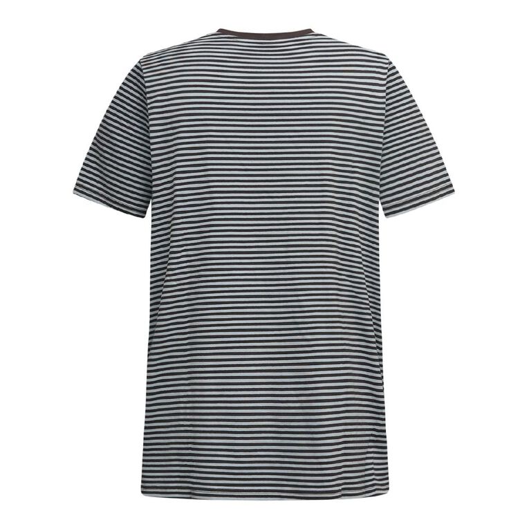 H&H Maternity Before & After Midweight Cotton Tee, Blue Mid, hi-res