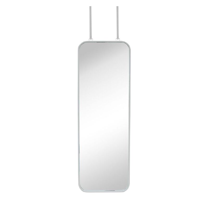 Living & Co Overdoor Mirror White, , hi-res