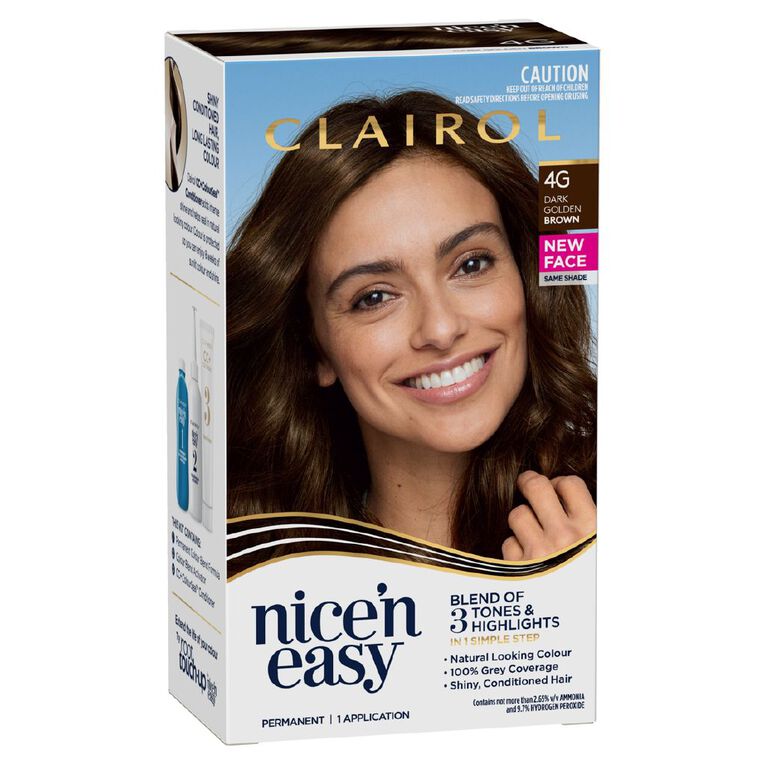 Clairol Nice n Easy 4G Dark Golden Brown, , hi-res