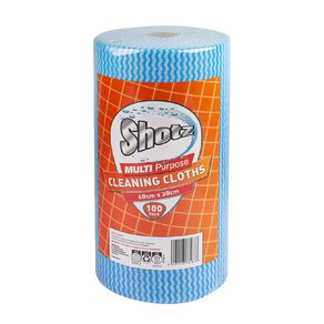 Shotz Multipurpose Cleaning Cloths 100 Pack