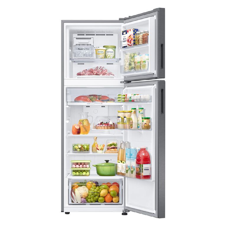 Samsung Top Mount Fridge Freezer 305L Silver Silver The Warehouse
