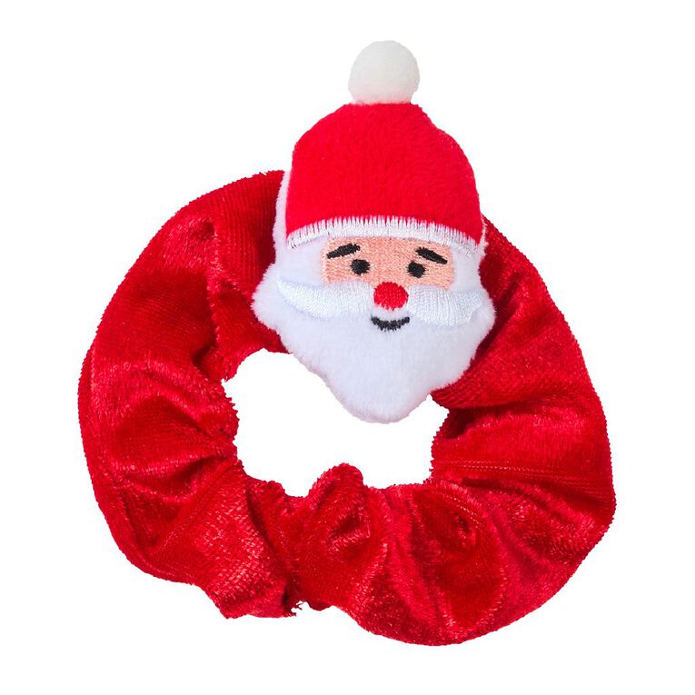 Wonderland Novelty Christmas Hair Scrunchie Assorted 2 Pack, , hi-res
