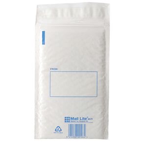 Sealed Air Mail Bag Size 1 Lite 133mm x 210mm White