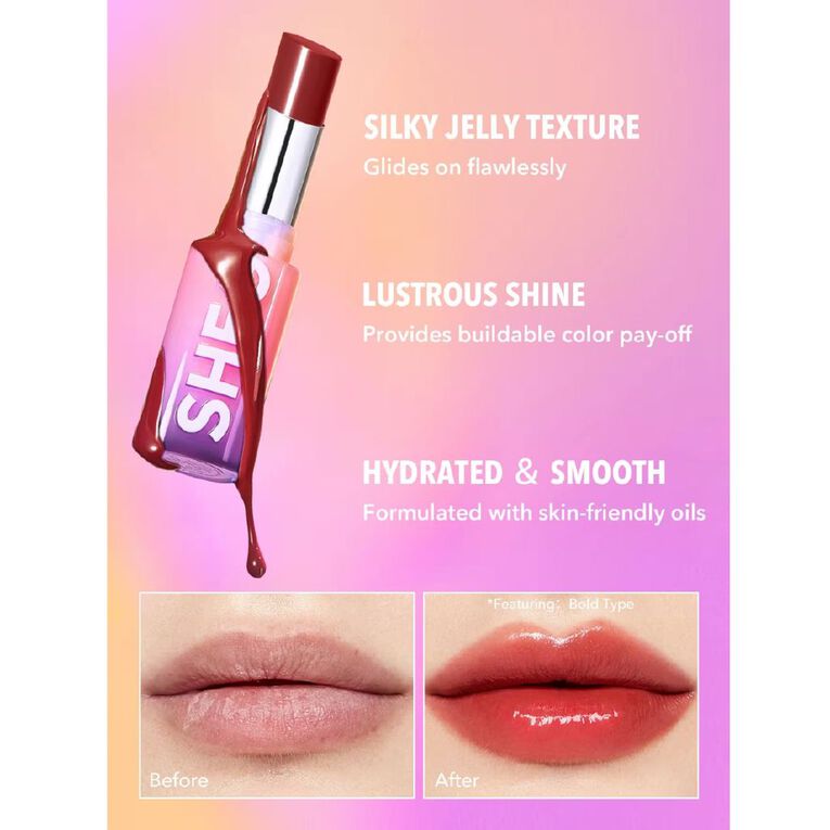 Sheglam Mirror Kiss High Shine Lipstick Own Your Shine 2.9g, , hi-res