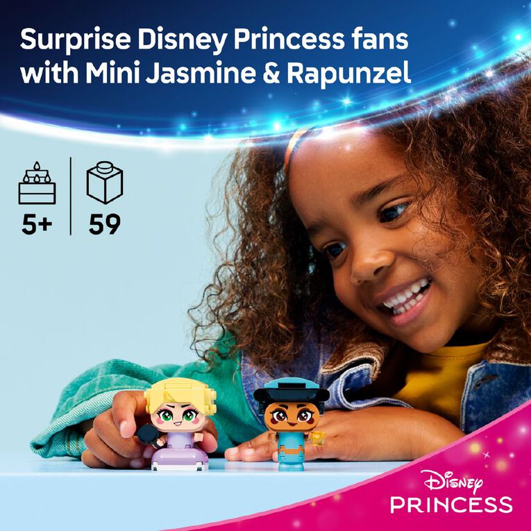 LEGO Disney Princess Mini Jasmine & Rapunzel 43303, , hi-res