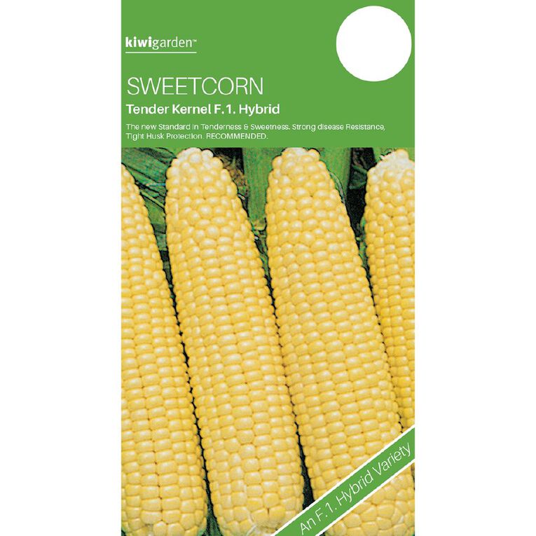 Kiwi Garden Sweetcorn Tender Kernel F1 Hybrid Seeds, , hi-res