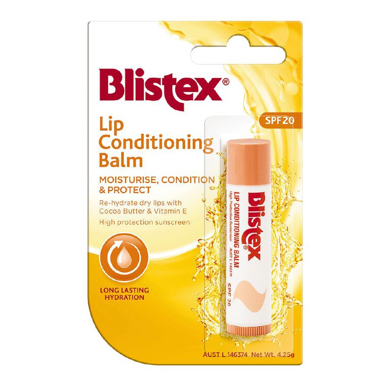 Blistex SPF30+ Lip Conditioning Balm Stick 4.25g, , hi-res