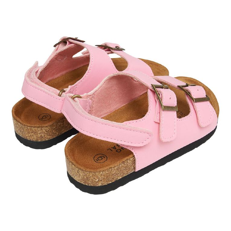 Young Original Junior Kid's Recife Back Strap Sandals, Pink Mid, hi-res