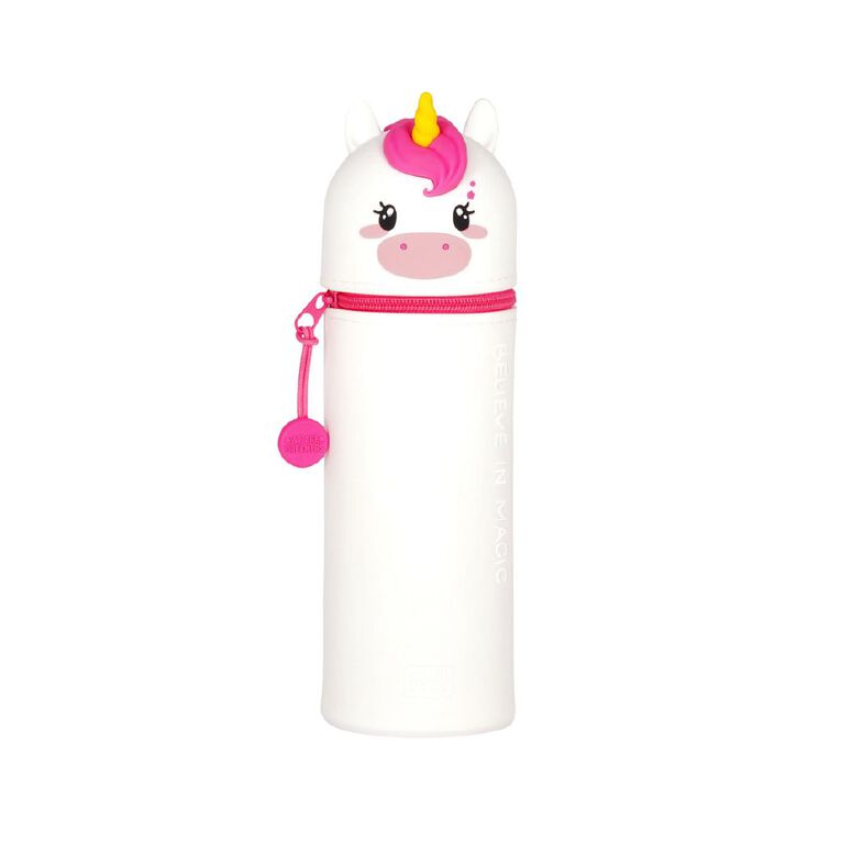 Legami 2-in-1 Silicone Pencil Case Kawaii Unicorn, , hi-res