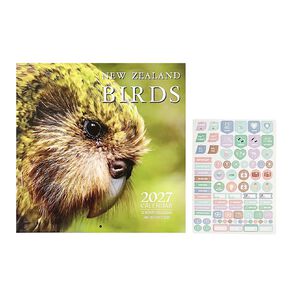 WS 2027 Calendar New Zealand Birds