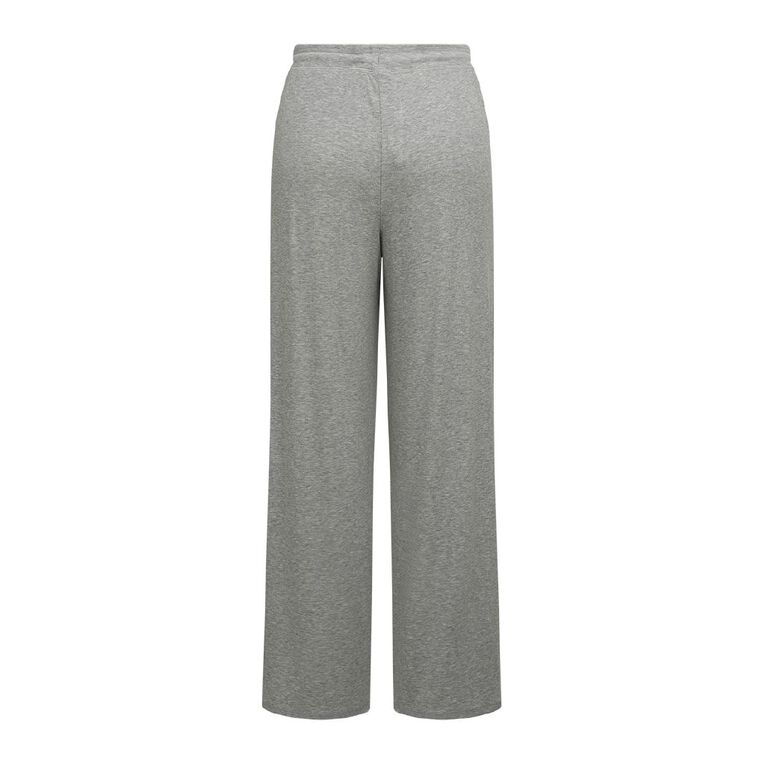 H&H Women's Lounge Ribbed Pants, Grey Marle, hi-res