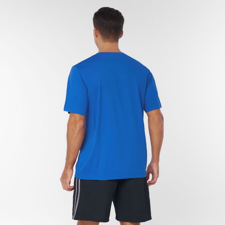 Active Intent Men's Cooldry Tee, Blue Mid, hi-res