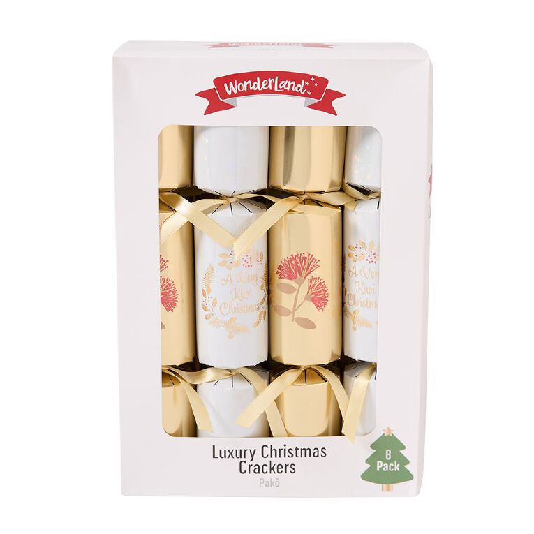 Wonderland Luxury Christmas Crackers Assorted 8 Pack, , hi-res