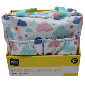 Play Studio Baby Doll Nappy Bag & Accessory Set