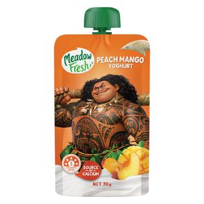 Meadow Fresh Peach & Mango Yoghurt Pouch 70g
