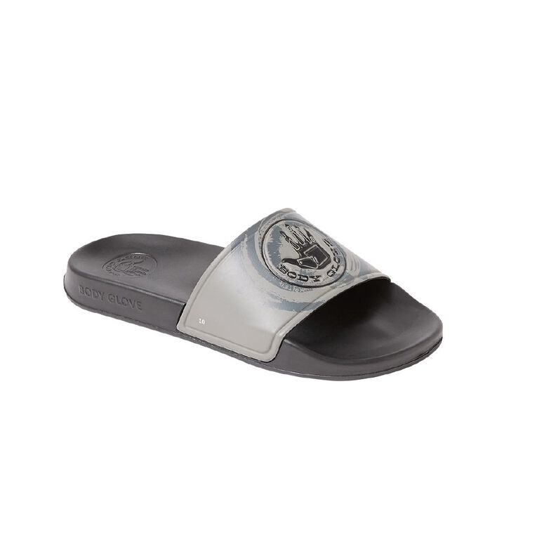 Body Glove Men's Slides, Grey, hi-res