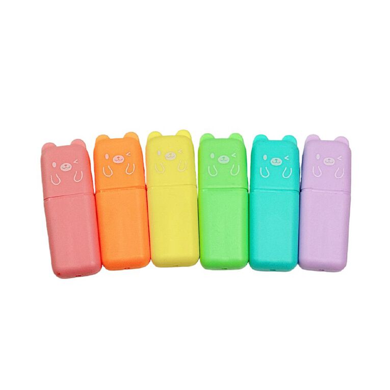 Uniti Kids Playful Simplicity 6 Pack Highlighters, , hi-res