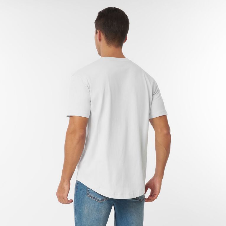 Garage Men's Longline Tee, Blue Light, hi-res