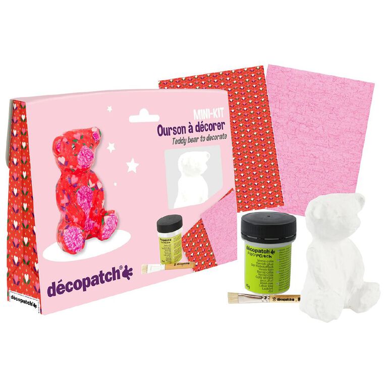 Decopatch Decopatch Mini Kit Teddy Bear, , hi-res
