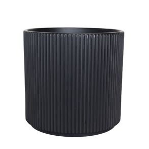 Northcote Pottery Mia Cylinder Pot 22.5cm Black