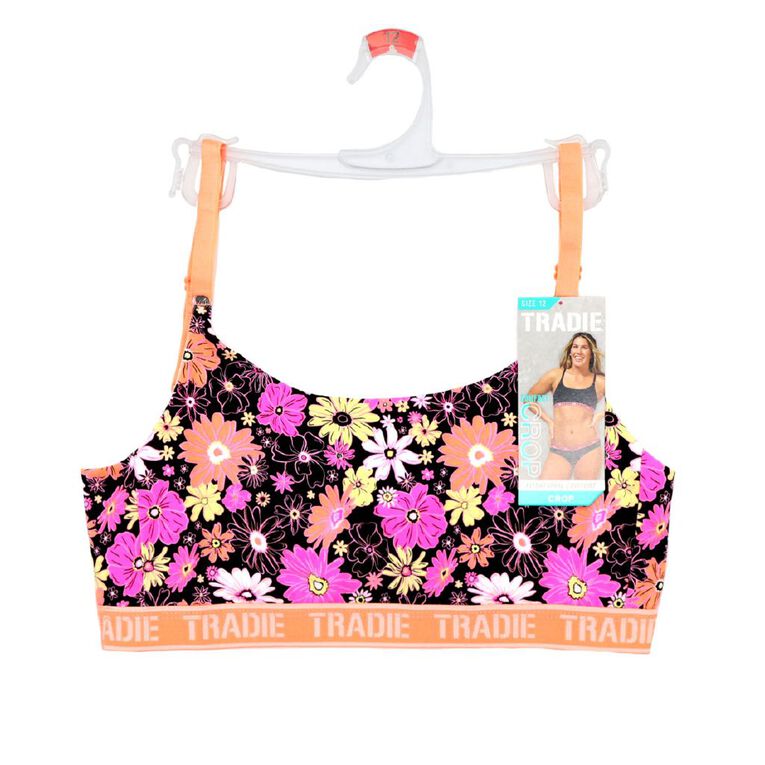 Tradie Women's Comfort Crop, Pink Tradie Women's Comfort Crop, Pink, hi-res