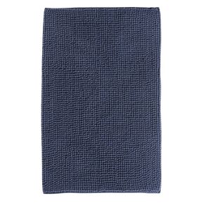 Living & Co Plush Popcorn Bath Mat Navy 50cm x 80cm
