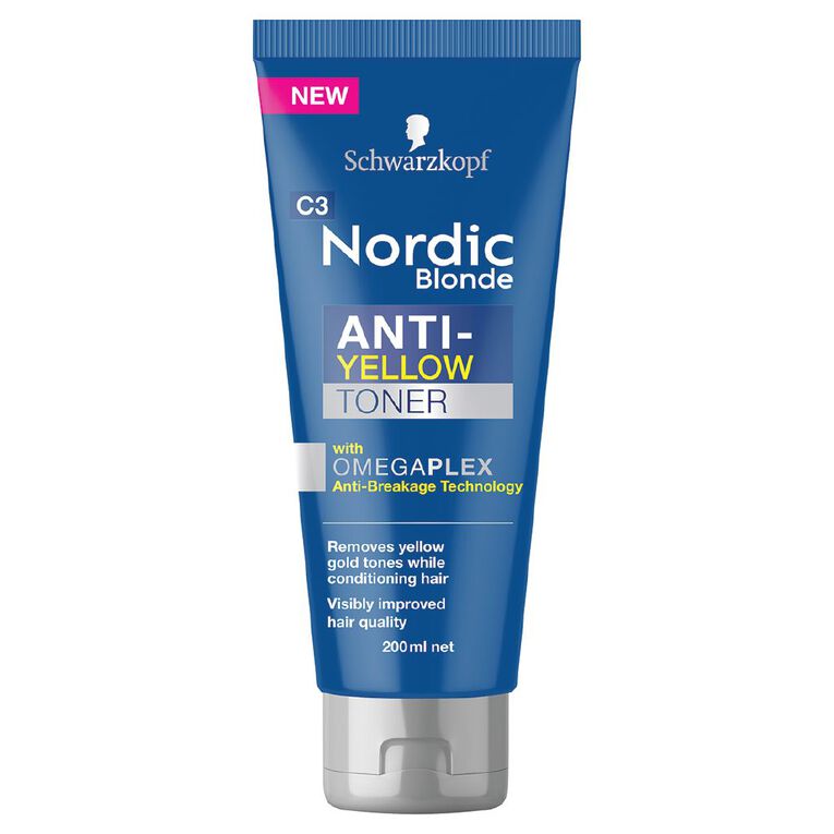 Schwarzkopf Nordic Anti Yellow Toner 200ml, , hi-res