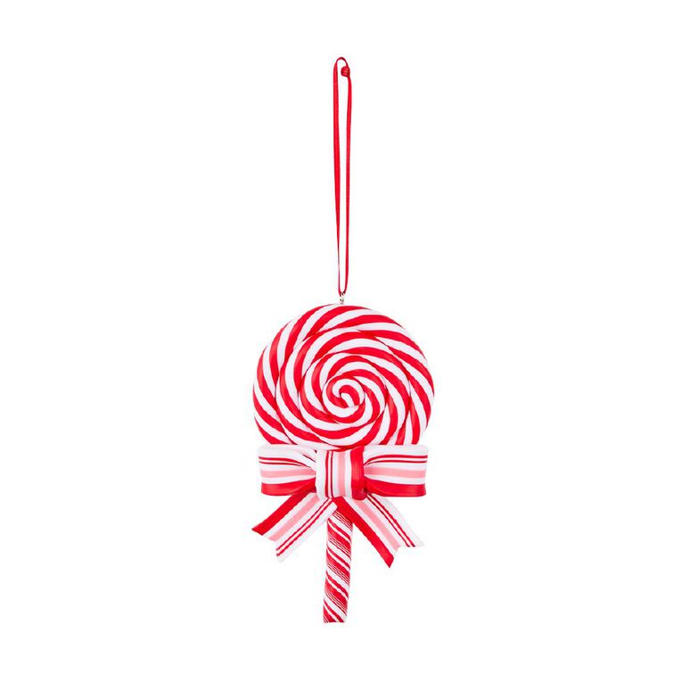Wonderland Clay Christmas Decoration Lollipop 11cm, , hi-res