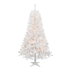 Wonderland White Pre-Lit Christmas Tree 1.8m 412 Tips 120 LED