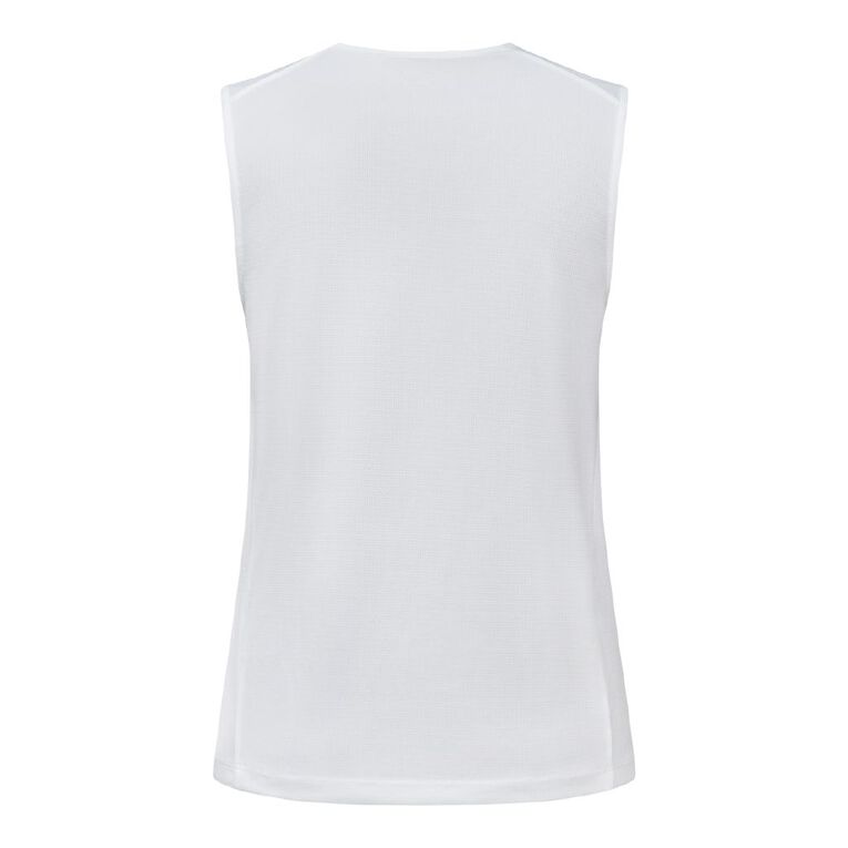 Active Intent Women's Side Angled Tank, White, hi-res