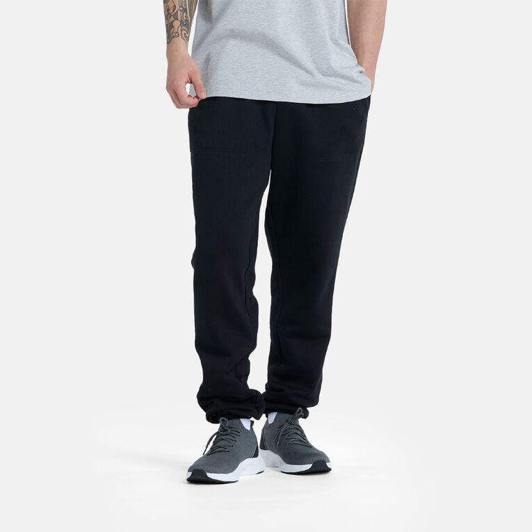 H&H Adults' Trackpants, Black, hi-res