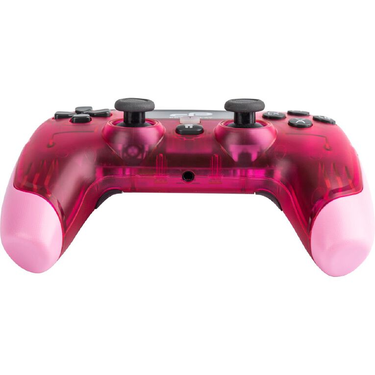 PowerPlay PS4 Wireless Controller Translucent Pink, , hi-res