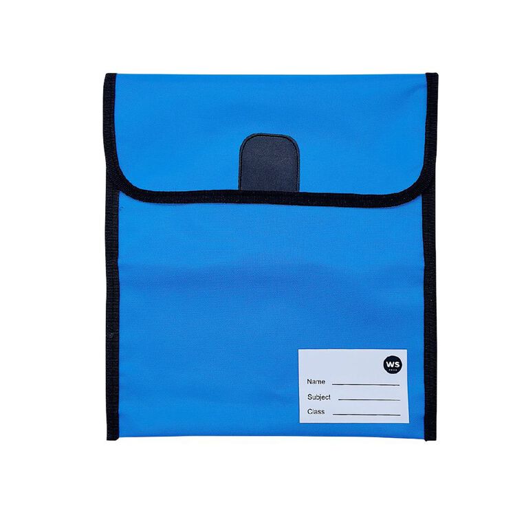 WS Book Bag 270mm x 310mm Blue, , hi-res