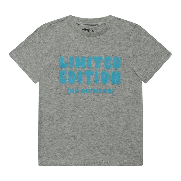Young Original Print Short Sleeve Tee, Grey Mid, hi-res