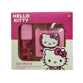 Hello Kitty Lip Gloss And Blush Set