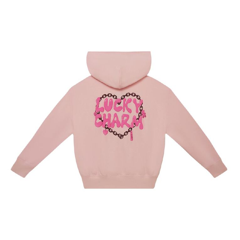H&H Girls' Lounge Hoodie, Pink Light, hi-res