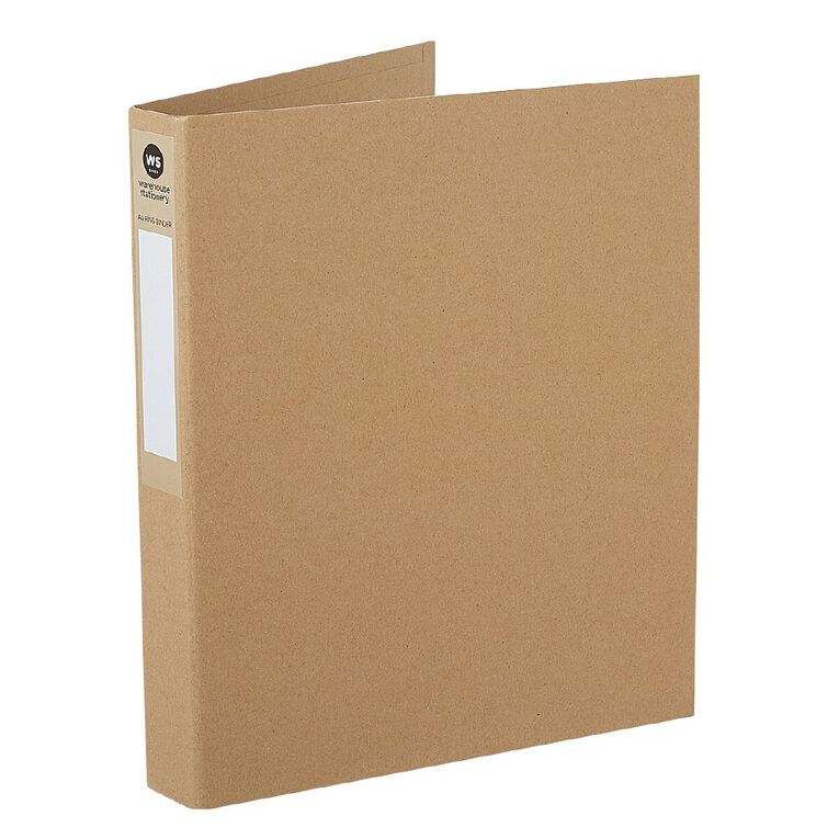 WS Ring Binder Kraft A4, , hi-res