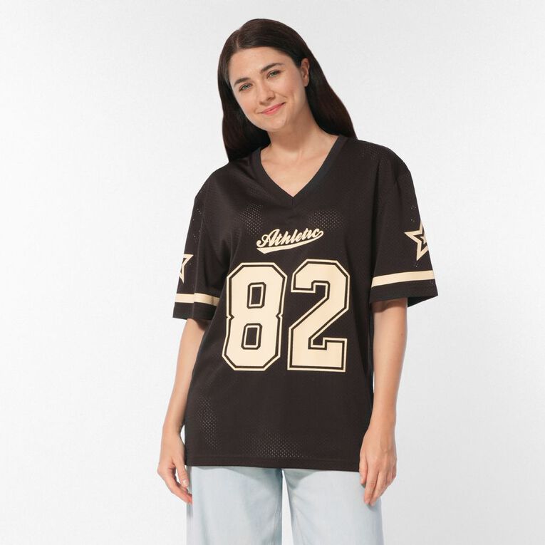 H&H Women's Short Sleeve Sports Tee, Brown Dark, hi-res
