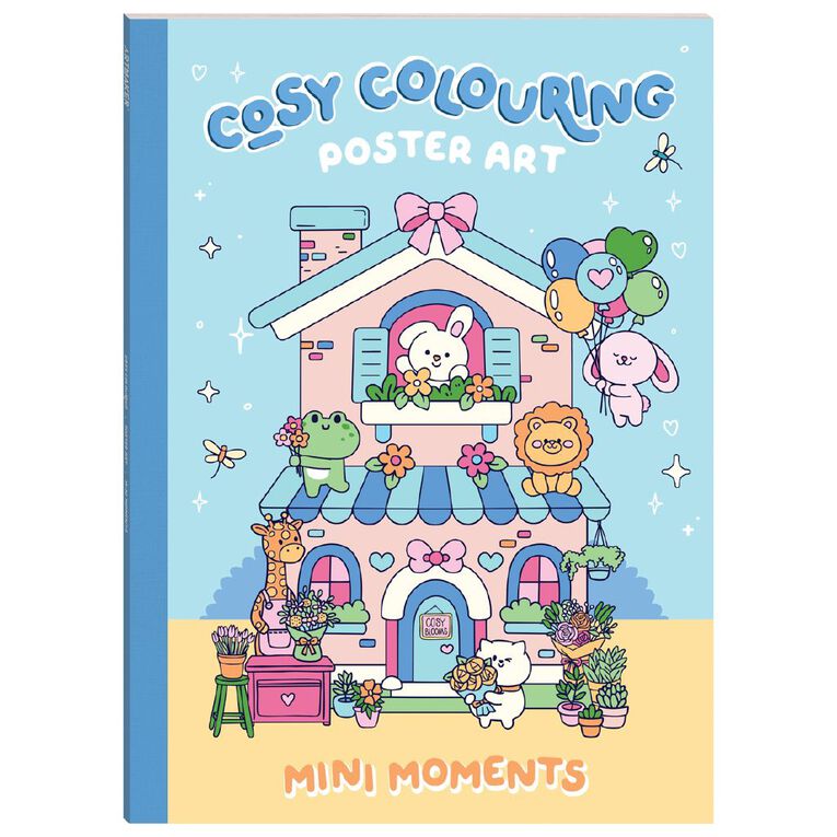 Cosy Colouring Poster Art, , hi-res