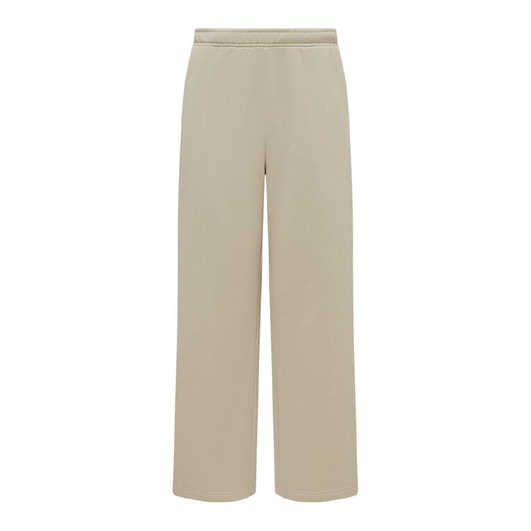 H&H Men's Straight Leg Trackpants, Brown Light, hi-res